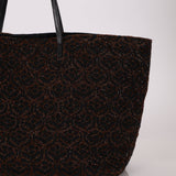 Rare Fendi Lizard Beaded Roll Tote