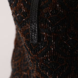 Rare Fendi Lizard Beaded Roll Tote