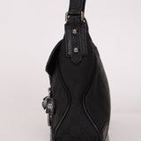Gucci GG Canvas Horsebit Shoulder Bag
