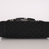 Gucci GG Canvas Horsebit Shoulder Bag