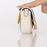 Fendi Multicolor Zucca Canvas Nano Baguette
