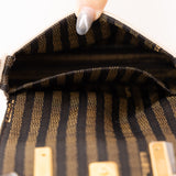 Fendi Multicolor Zucca Canvas Nano Baguette