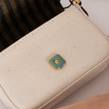 Fendi Multicolor Zucca Canvas Nano Baguette