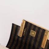 Fendi Multicolor Zucca Canvas Nano Baguette