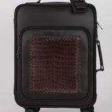 Bottega Veneta Intrecciato Cuir & Crocodile Carry On Suitcase