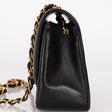 Chanel 1994 Small Black Diana 24K GP