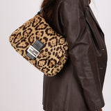 Fendi Leopard Print Ponyhair Mamma Baguette