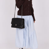 Rare Chanel 1996 Lambskin Large Diana SHW