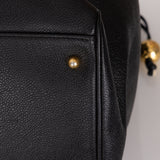 Rare Chanel 1996 Caviar Double-Sided Supermodel Tote
