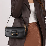 Gucci 1955 Horsebit East/West Boxcalf Shoulder Bag