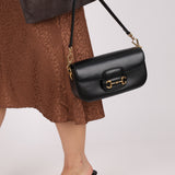 Gucci 1955 Horsebit East/West Boxcalf Shoulder Bag
