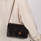 Chanel 1991 Lambskin Small Diana