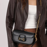 Gucci 1955 Horsebit East/West Boxcalf Shoulder Bag