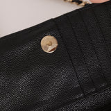 Chanel 2021 Caviar Mini Wallet on Chain