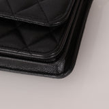 Chanel 2021 Caviar Mini Wallet on Chain