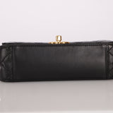 Chanel 2019 Lambskin and Caviar Square Flap