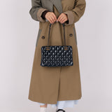 Chanel 2015 Patent Goatskin Eyelet Tote