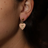 Louis Vuitton Lock Me Heart Drop Earrings