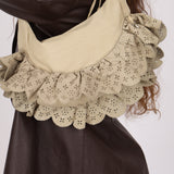Dior 2007 Gypsy Ruffle Mini Hobo