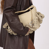 Dior 2007 Gypsy Ruffle Mini Hobo