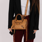 Balenciaga Camel Mini City Bag