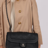 Chanel 2014 Caviar Large Half Flap