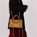 Balenciaga Camel Mini City Bag