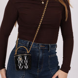 Chanel 2022 Patent Afternoon Tea Vanity on Chain