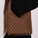 Gucci GG Canvas Zip Hobo