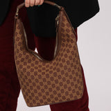 Gucci GG Canvas Zip Hobo
