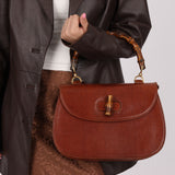Ultra-Rare Gucci 1947 Lizard Bamboo Large Top Handle Bag