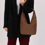 Gucci GG Canvas Zip Hobo