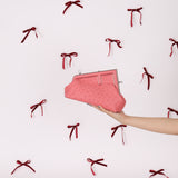 Fendi Ostrich First Clutch with Strap