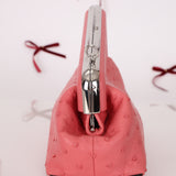 Fendi Ostrich First Clutch with Strap