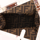 Fendi Ostrich First Clutch with Strap