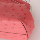 Fendi Ostrich First Clutch with Strap