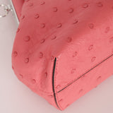 Fendi Ostrich First Clutch with Strap