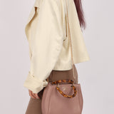 Gucci Mini Leather Bamboo Shopper Tote