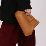Fendi First Cognac Small Clutch