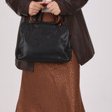 Chanel 1998 Resin Wood Caviar Timeless Tote 24k GP