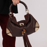Gucci GG Signature Medium Babouska Indy Hobo