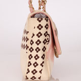 Rare Chanel 2005 Satin Camellia Classic Flap