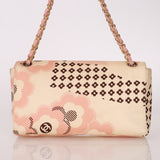 Rare Chanel 2005 Satin Camellia Classic Flap