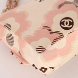 Rare Chanel 2005 Satin Camellia Classic Flap