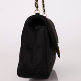 Chanel 2008 Satin Mini Chocolate Bar Flap Bag