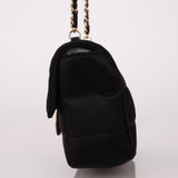 Chanel 2008 Satin Mini Chocolate Bar Flap Bag