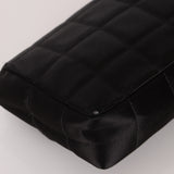 Chanel 2008 Satin Mini Chocolate Bar Flap Bag