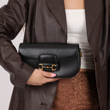 Gucci 1955 Horsebit East/West Boxcalf Shoulder Bag