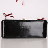 Vintage Chanel 24K GP Patent Kelly Top Handle