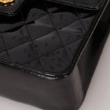 Vintage Chanel 24K GP Patent Kelly Top Handle